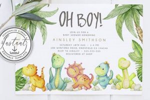 Roar-some Dinosaur Baby Shower Invitations: [Theme] Edition! | Baby Care 101: Essential Tips for Happy, Healthy Babies