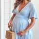 Best Baby Blue Maternity Dress: Style & Comfort! | Baby Care 101: Essential Tips for Happy, Healthy Babies