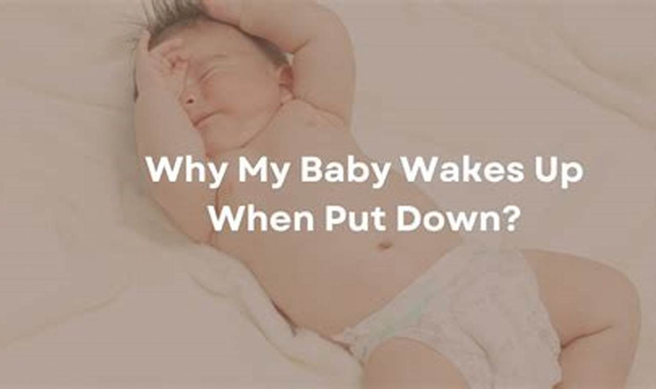 Why Babies Wake Up When Put Down: Tips & Solutions Baby Care 101: Essential Tips for Happy, Healthy Babies Why Babies Wake Up When Put Down: Tips & Solutions | Baby Care 101: Essential Tips for Happy, Healthy Babies