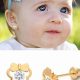 Tiny Treasures: Baby Girl Gold Earrings - Safe & Stylish | Baby Care 101: Essential Tips for Happy, Healthy Babies