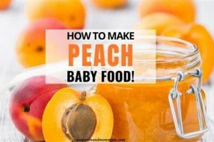 Quick & Easy: How to Make Peach Baby Food (Homemade!) | Baby Care 101: Essential Tips for Happy, Healthy Babies