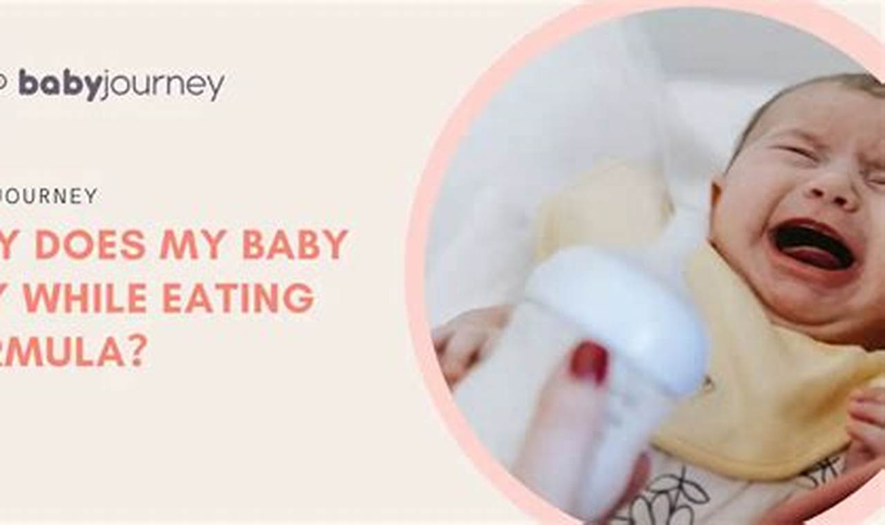 Formula Woes: Why Does My Baby Cry While Eating? Baby Care 101: Essential Tips for Happy, Healthy Babies Formula Woes: Why Does My Baby Cry While Eating? | Baby Care 101: Essential Tips for Happy, Healthy Babies