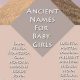Unique Ancient Baby Names: Origins & Meanings | Baby Care 101: Essential Tips for Happy, Healthy Babies