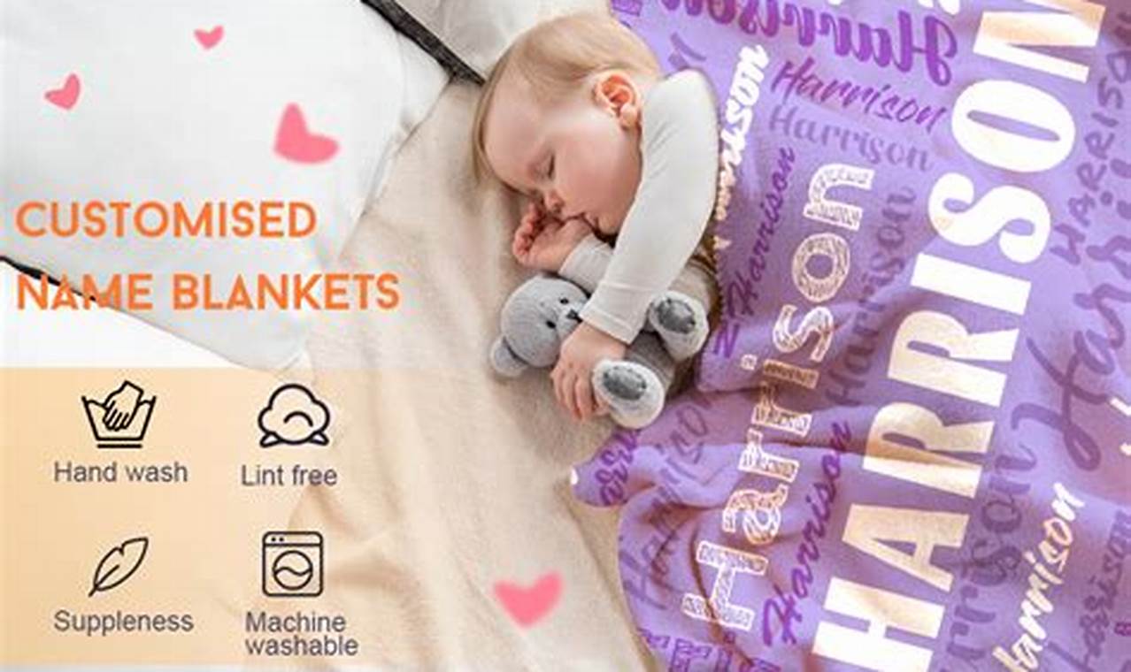 Unique Personalized Baby Blanket Gift Set with Name Gift Baby Care 101: Essential Tips for Happy, Healthy Babies Unique Personalized Baby Blanket Gift Set with Name Gift | Baby Care 101: Essential Tips for Happy, Healthy Babies
