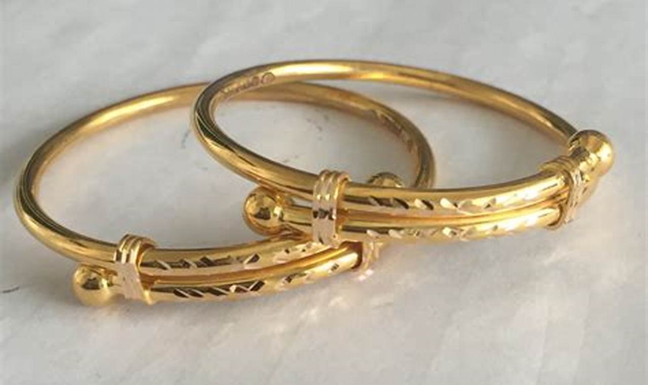 Precious Baby Gold Bangle: Adorable & Safe | Baby Care 101: Essential Tips for Happy, Healthy Babies