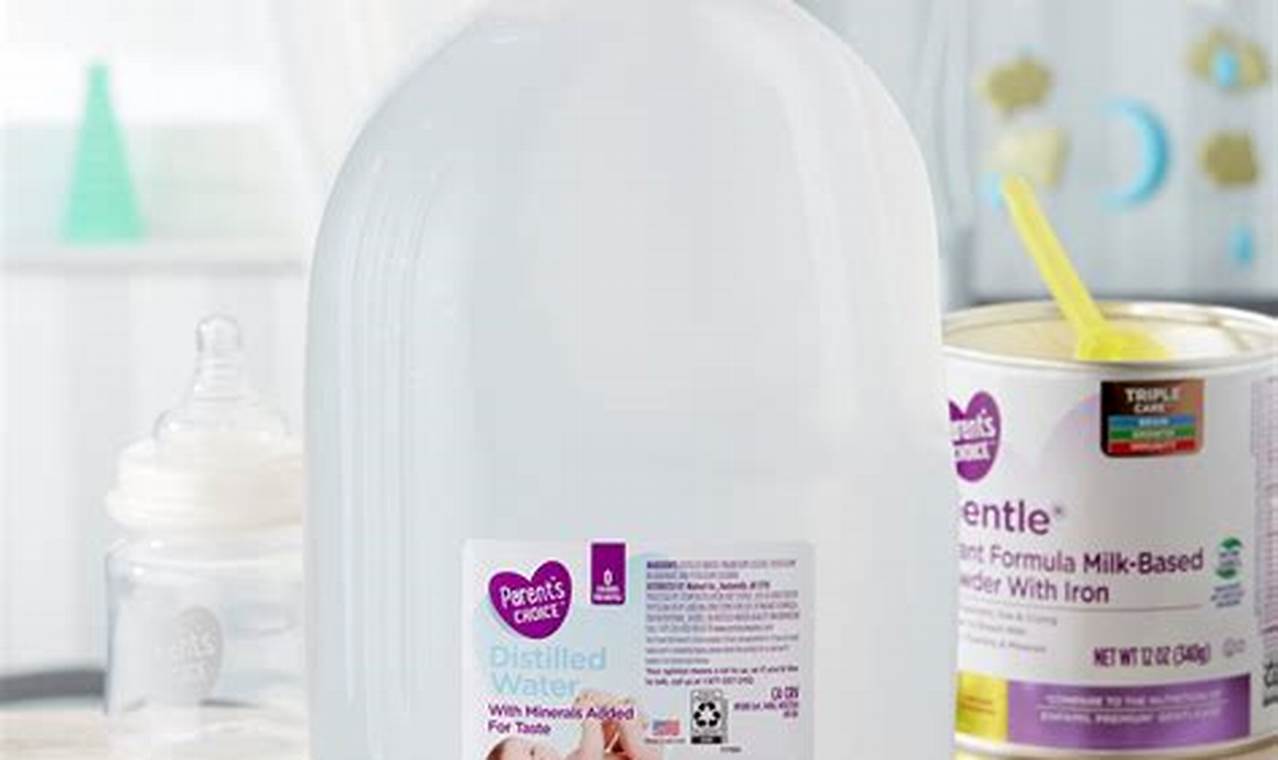 Formula Prep: Is Distilled Water Okay for Baby? Tips Baby Care 101: Essential Tips for Happy, Healthy Babies Formula Prep: Is Distilled Water Okay for Baby? Tips | Baby Care 101: Essential Tips for Happy, Healthy Babies