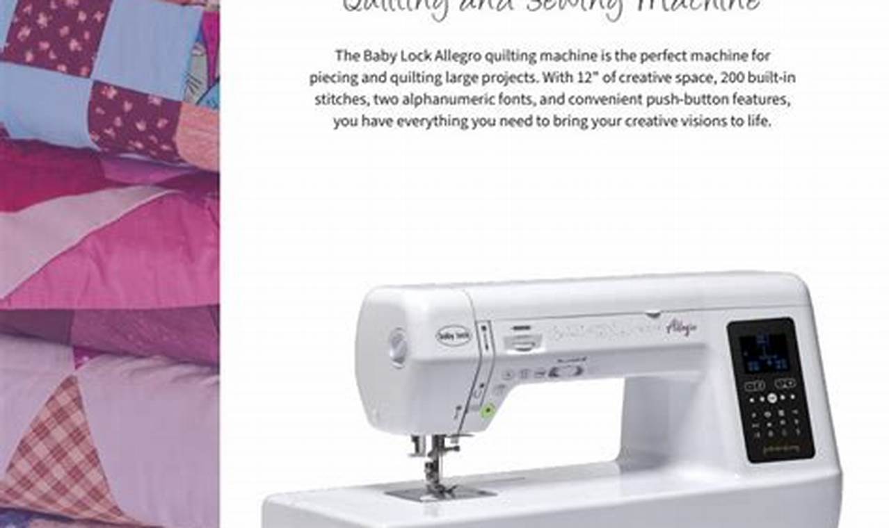 Baby Lock Allegro: Sew Much Fun For Your Little Ones! Baby Care 101: Essential Tips for Happy, Healthy Babies Baby Lock Allegro: Sew Much Fun For Your Little Ones! | Baby Care 101: Essential Tips for Happy, Healthy Babies