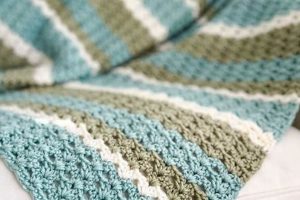 Free 4-Color Crochet Baby Blanket Pattern Easy Design | Baby Care 101: Essential Tips for Happy, Healthy Babies