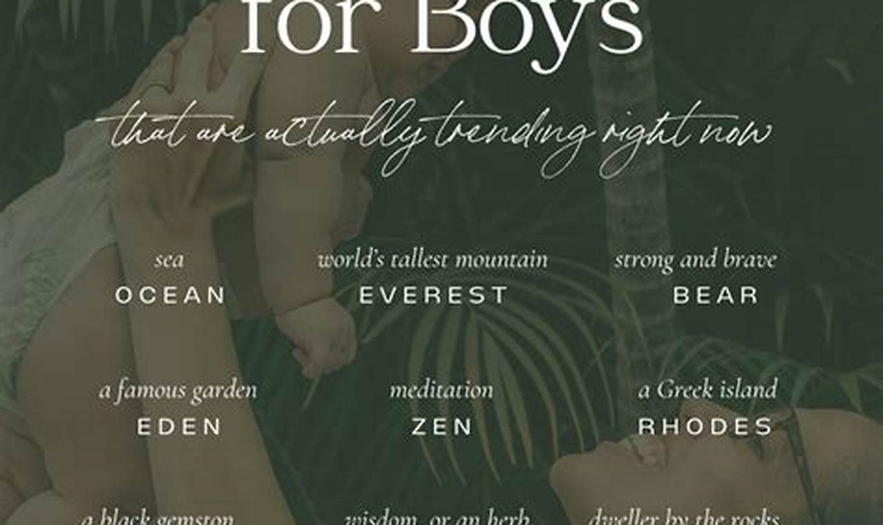 Unique Nature Baby Names for Boys: Eco-Friendly Choices | Baby Care 101: Essential Tips for Happy, Healthy Babies