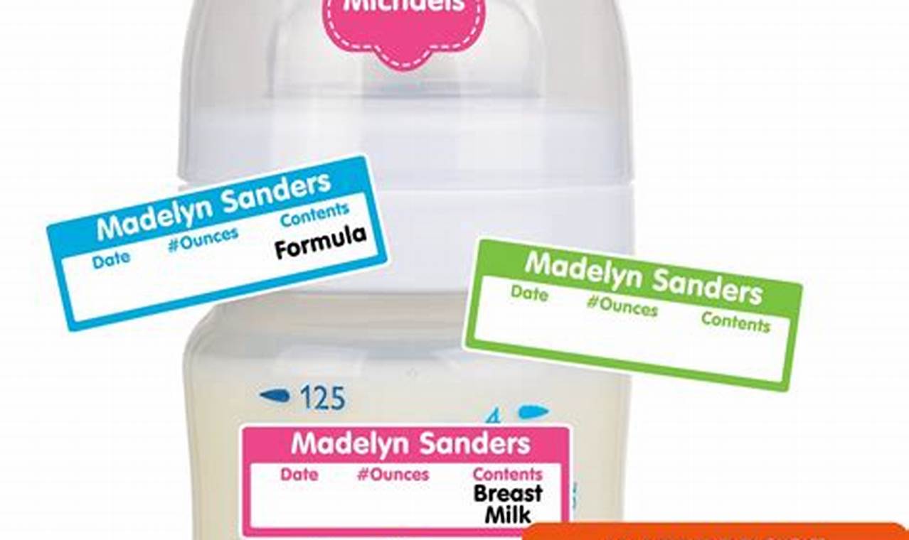 The Best Baby Bottle Labels: Organize & Identify! | Baby Care 101: Essential Tips for Happy, Healthy Babies