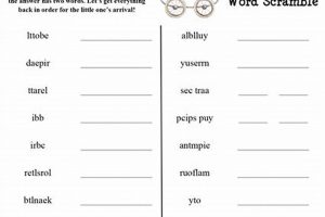 Fun Baby Word Scramble Game - Brain Teasers! | Baby Care 101: Essential Tips for Happy, Healthy Babies