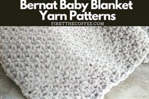 Easy Bernat Blanket Yarn Baby Blanket Pattern [Free!] | Baby Care 101: Essential Tips for Happy, Healthy Babies