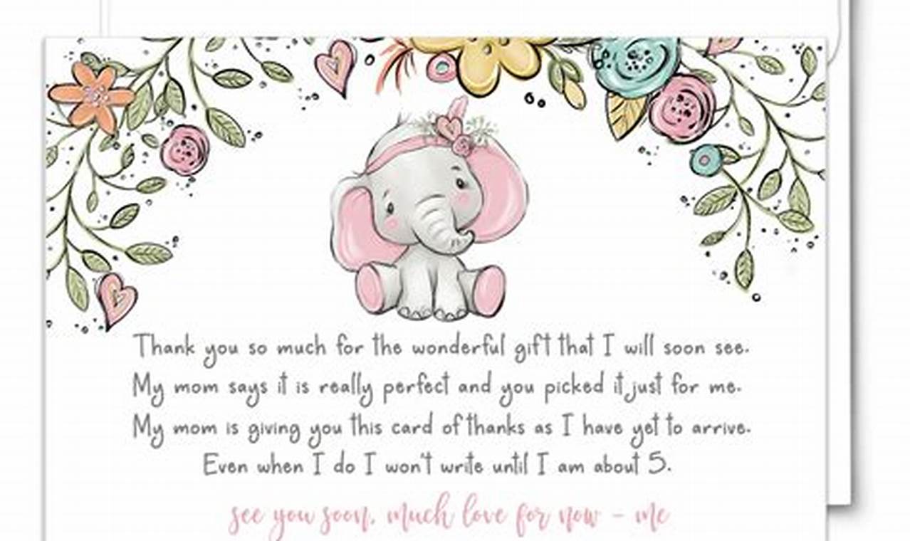 Baby Shower Gift Thanks: Card Templates & Wording Ideas | Baby Care 101: Essential Tips for Happy, Healthy Babies