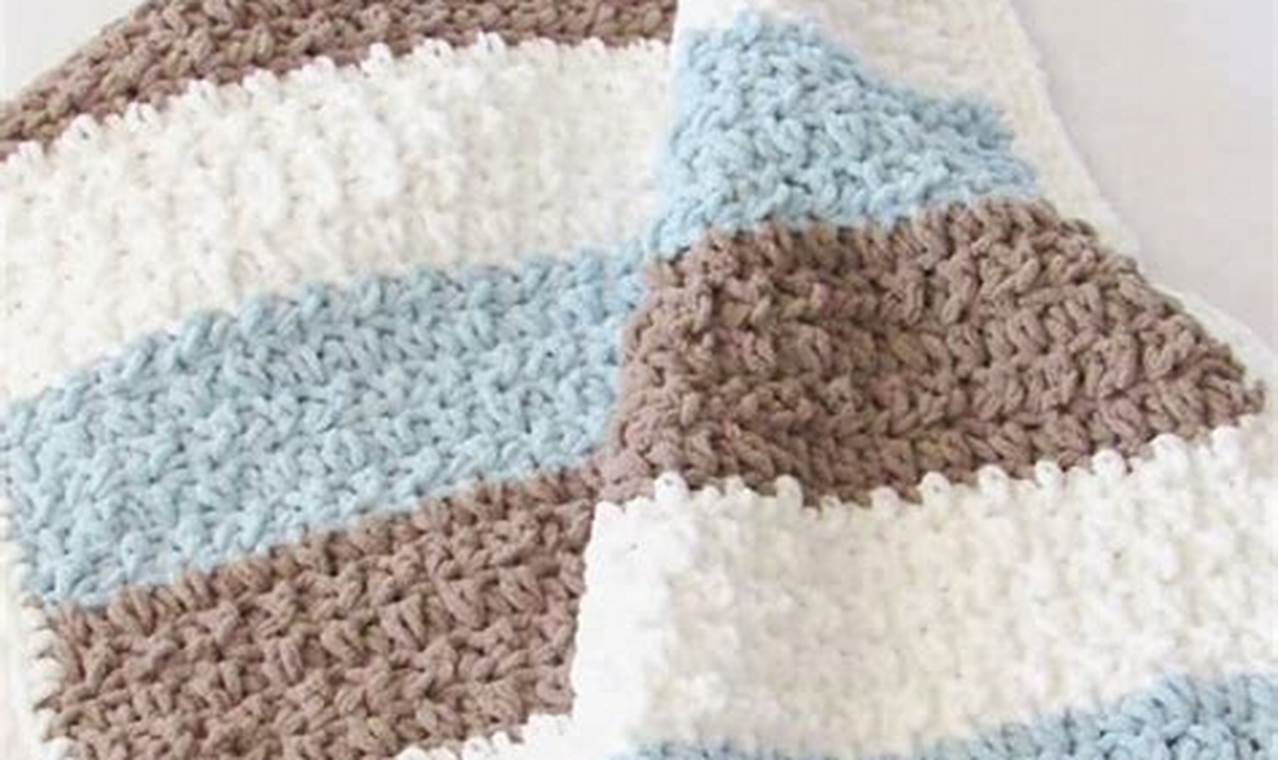Crochet Baby Boy Blanket: Soft &amp; Stylish Patterns | Baby Care 101: Essential Tips for Happy, Healthy Babies
