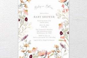 Design "Baby in Bloom" Shower Invitations + Ideas | Baby Care 101: Essential Tips for Happy, Healthy Babies