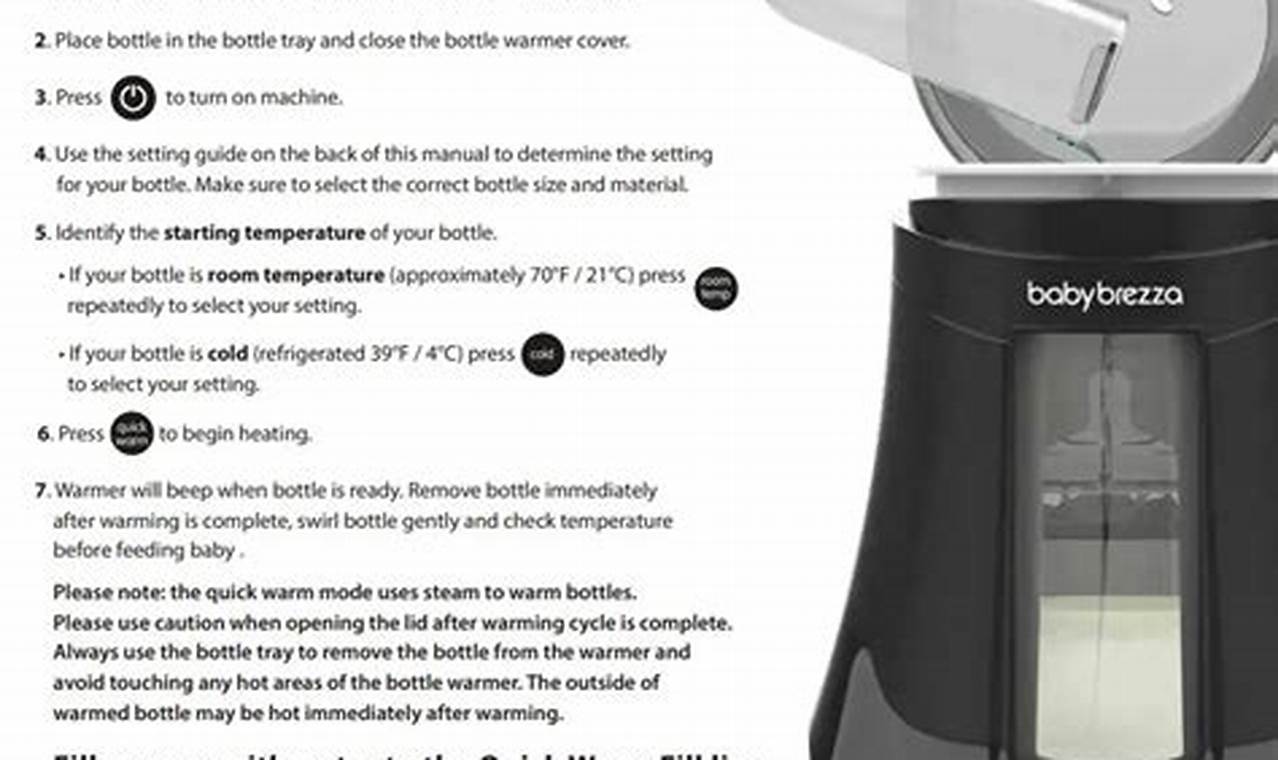Baby Brezza Bottle Warmer Instructions: A Quick Guide + Tips | Baby Care 101: Essential Tips for Happy, Healthy Babies