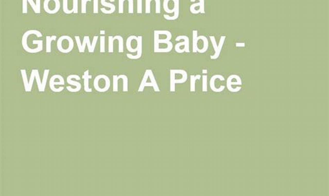 Nourishing Weston A. Price Baby Food: Recipes & Guide Baby Care 101: Essential Tips for Happy, Healthy Babies Nourishing Weston A. Price Baby Food: Recipes & Guide | Baby Care 101: Essential Tips for Happy, Healthy Babies