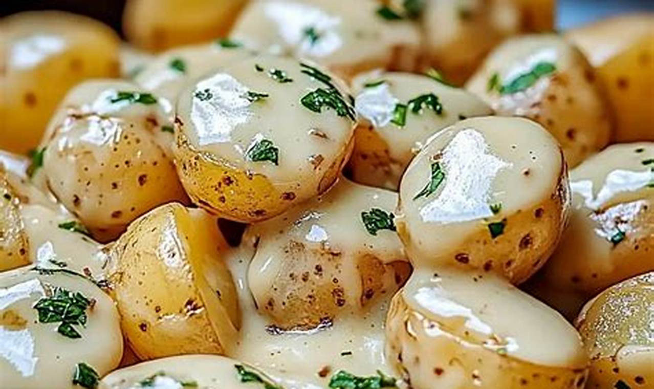 Easy Creamy Garlic Sauce Baby Potatoes: A Delicious Side! Baby Care 101: Essential Tips for Happy, Healthy Babies Easy Creamy Garlic Sauce Baby Potatoes: A Delicious Side! | Baby Care 101: Essential Tips for Happy, Healthy Babies