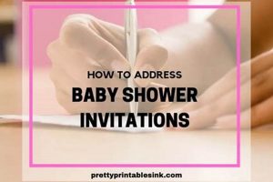 Proper How to Address Baby Shower Invitations: Etiquette | Baby Care 101: Essential Tips for Happy, Healthy Babies
