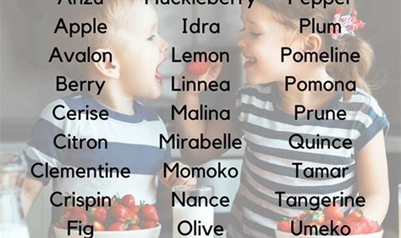 Unique Fruit Baby Names: Sweet & Fresh | Baby Care 101: Essential Tips for Happy, Healthy Babies