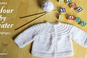 Free Pattern: Knit a Baby Sweater in 5 Hours or Less! Baby Care 101: Essential Tips for Happy, Healthy Babies Free Pattern: Knit a Baby Sweater in 5 Hours or Less! | Baby Care 101: Essential Tips for Happy, Healthy Babies