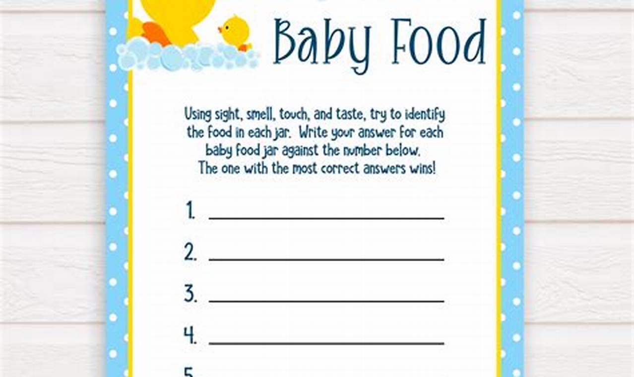 Baby Food Fun: Guess the Baby Food Game Challenge! | Baby Care 101: Essential Tips for Happy, Healthy Babies