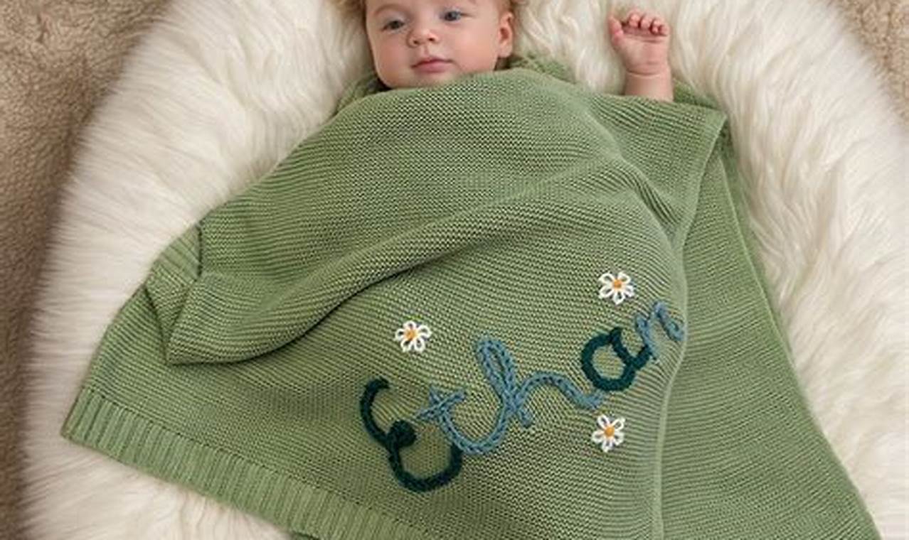 Personalized Name Baby Blankets: Snuggly & Special | Baby Care 101: Essential Tips for Happy, Healthy Babies